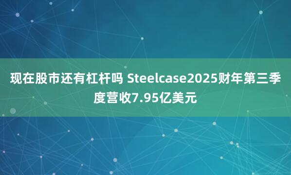 现在股市还有杠杆吗 Steelcase2025财年第三季度营收7.95亿美元