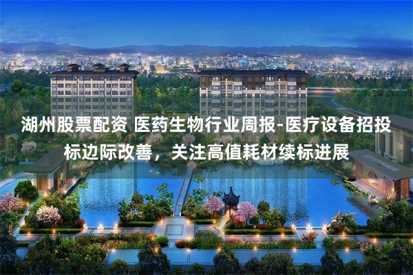 湖州股票配资 医药生物行业周报-医疗设备招投标边际改善，关注高值耗材续标进展